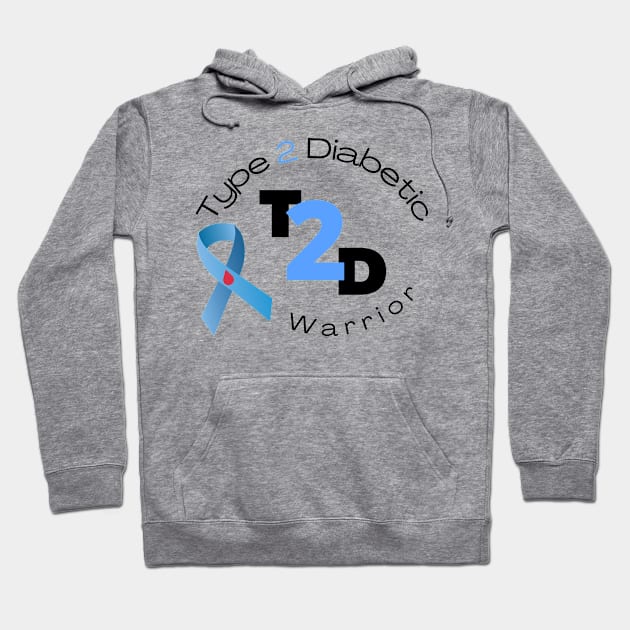 Diabetes Awareness in November Wear Blue Support Diabetes Hoodie by Afrinubi™